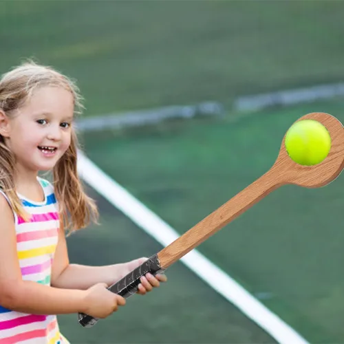 Miniatura 6 de Raqueta de entrenamiento de tenis Sweet Spot: puntero de tenis para niños y jóvenes - movimiento de pies y entrenamiento de frente y revés, raqueta