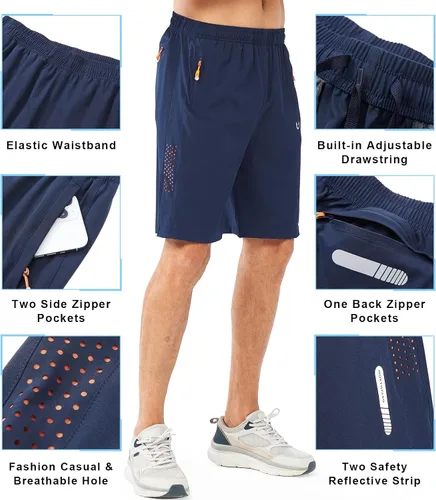 Miniatura 3 de NORTHYARD - Pantalones cortos deportivos para correr para hombres, ligeros, de secado rápido, 7, 5 o 9 pulgadas, para senderismo, deportes, gimnasio