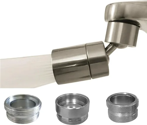 Miniatura 11 de Extensor giratorio para grifo, adaptadores de grifo de boquilla, filtro universal contra salpicaduras, extensión de grifo de cocina, cabezal