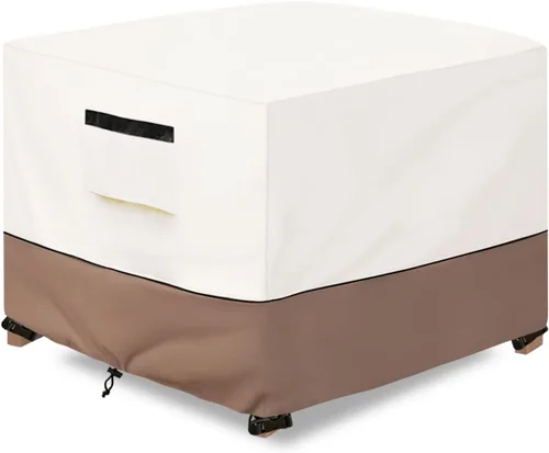 Miniatura 9 de Fundas para Muebles de Exterior Impermeables Funda para Sofá de Exterior de 3 Plazas, 79 pulgadas de ancho x 38 pulgadas de profundidad x 35 2-Beige