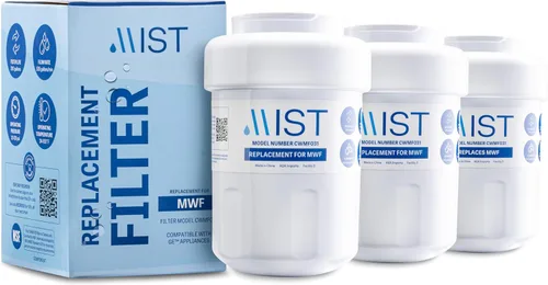 Miniatura 8 de MIST MWF Filtro de agua de repuesto para GE, filtro de agua para refrigerador compatible con MWFP, MWFA, GWF, HWF, Smart Water, WFC1201, Kenmore