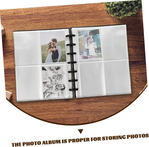 Miniatura 5 de Zerodeko Mini Photo Album for Photocard Collection Hand-made Storage Book Pages Elegant Design for Souvenirs and Memories Lightweight and Portable
