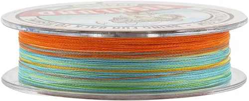Miniatura 5 de Línea de pesca trenzada, trenza de línea de pesca resistente a la decoloración, fuerte, suave, redonda, sensible, línea trenzada de libra de prueba