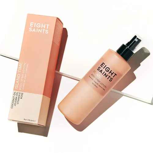 Miniatura 3 de Eight Saints Island Time Loción en Aerosol para el Cuerpo, Loción Corporal Natural y Orgánica para Piel Seca, Protege, Nutre e Hidrata, Aroma a