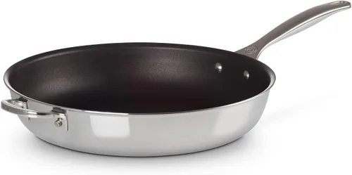 Miniatura 2 de Le Creuset Sartén antiadherente de acero inoxidable de tres capas de 12.5 pulgadas con mango auxiliar