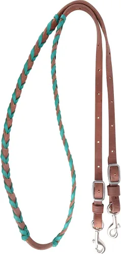 Miniatura 4 de Martin Saddlery Riendas Barrel - Extremos antideslizantes de piel de biotano BR34BL