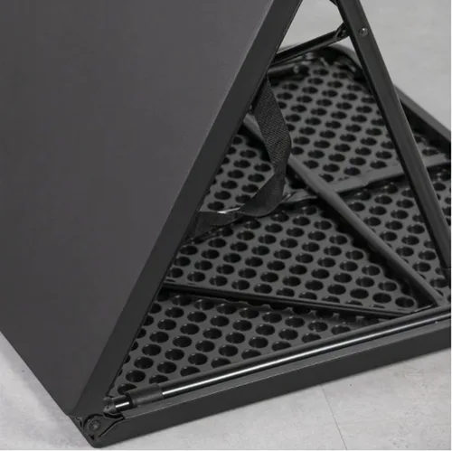 Miniatura 2 de Mesa ajustable plegable de 4 pies, color negro