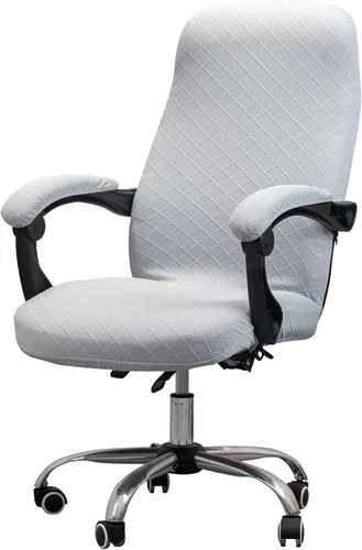 Miniatura 25 de Melaluxe Funda para silla de oficina con fundas para reposabrazos, funda elástica universal para silla de escritorio, fundas para silla