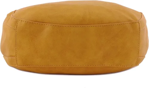 Miniatura 3 de Bolsa de hobo mediana de piel sintética de 3 compartimentos.