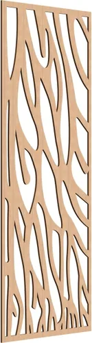 Miniatura 191 de 9 3/8"W x 24 3/8"H x 1/4"T Bristol Decorativos Paneles de Pared de Madera Calado, Cereza