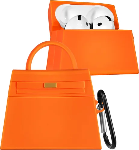 Boaretiu - Funda para Airpods de 4ª generación, con llavero para AirPods de 4ª generación (2024), bolsa de vaca linda Kawaii divertida 3D de