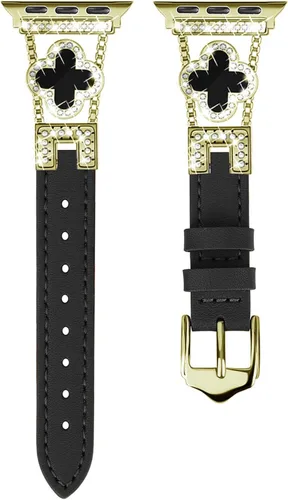 Miniatura 4 de Correa de cuero compatible con Apple Watch para mujeres de 38 mm, 40 mm, 41 mm, 42 mm, Series 10, 9, 8, SE, 7, 6, 5, 4, 3, 2, 1