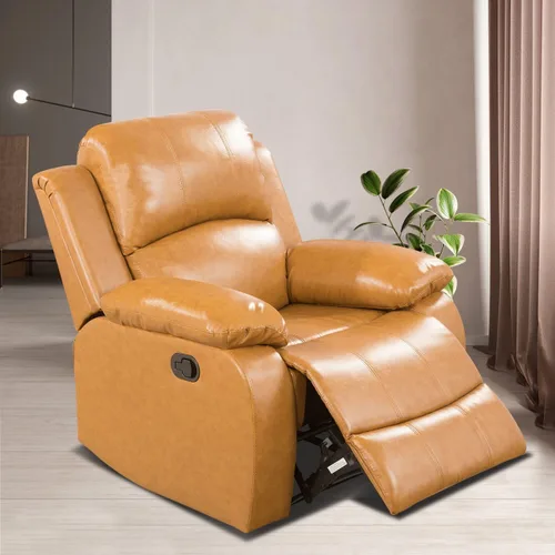 Miniatura 14 de Juego de sala de Estar reclinable de 3 piezas, juego de sofá reclinable Manual para conjunto de muebles de sala de Estar, con consola de Gris oscuro