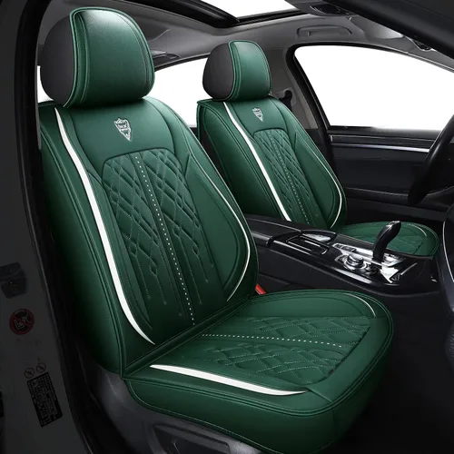 Miniatura 2 de Funda de asiento para 5 asientos, ajuste universal para la mayoría de vehículos, sedán, SUV, camioneta, compatible para bolsas de aire protectores