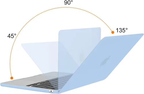 Miniatura 4 de Mosiso Funda para MacBook Air de 13 y 13.6 pulgadas, 2024, 2023 y 2022, M3 A3113, M2 A2681, Touch ID, carcasa rígida, cubierta de teclado, protector