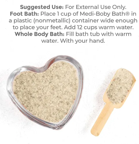 Miniatura 5 de Premier Research Labs Medi-Body Bath - Sales de baño, sales del mar muerto para remojar, bañarse, baño relajante enriquecido con minerales