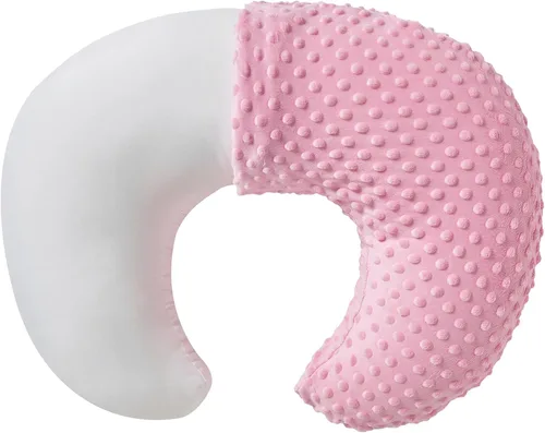 Miniatura 10 de Almohada de lactancia y posicionador con funda para lactancia materna y alimentación con biberón, apuntalamiento del bebé, tiempo boca abajo, apoyo