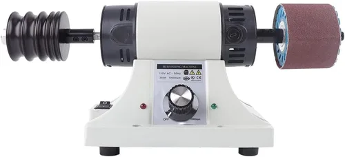 Bruñidor de cuero, herramienta de pulido de cuero de 110 V, máquina profesional de pulido de borde de cuero, 8000 rpm ajustable, máquina de pulido
