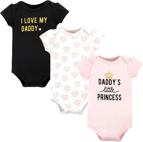 Miniatura 104 de Hudson Baby baby-girls Cotton Bodysuits 3-pack