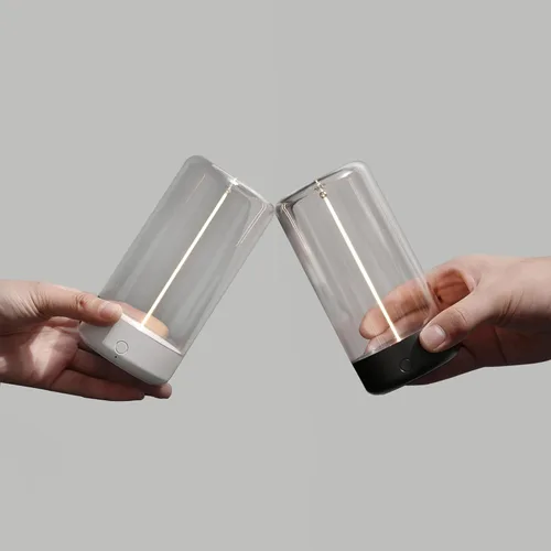 Miniatura 11 de AUGE LIGHT Mini lámpara de mesa minimalista, lámpara de mesa recargable, lámpara de mesa portátil, lámparas de escritorio para oficina en casa, luz