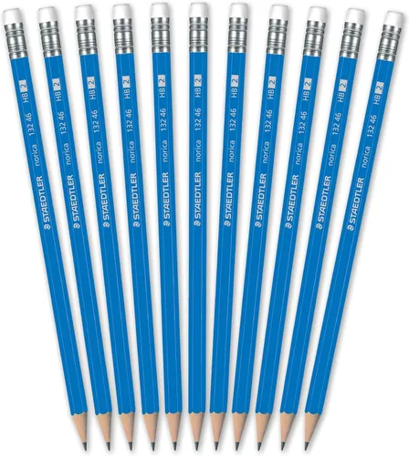Miniatura 4 de STAEDTLER Norica #2 HB Lápices de clase con gomas de borrar, juego de suministros escolares de 144 unidades, plomo resistente a la rotura, lápices