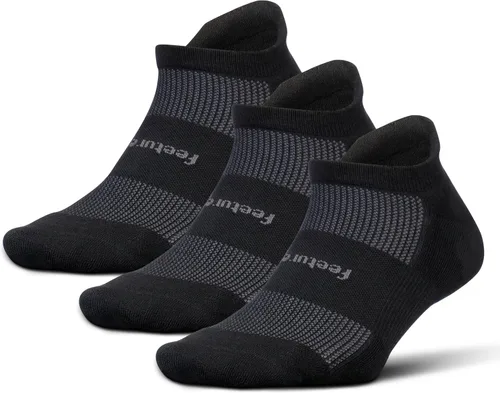 Feetures Calcetines tobilleros ultraligeros de alto rendimiento, calcetines invisibles para mujeres y hombres con lengüeta en el talón