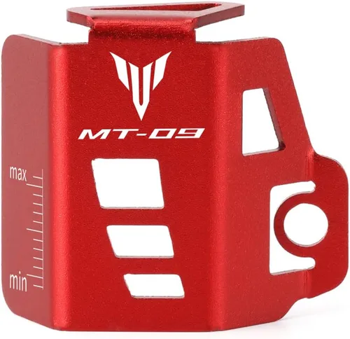 Miniatura 7 de Cubierta protectora de la tapa de aceite de la bomba del depósito del líquido de freno trasero de la motocicleta compatible con YAMAHA MT-09 Negro