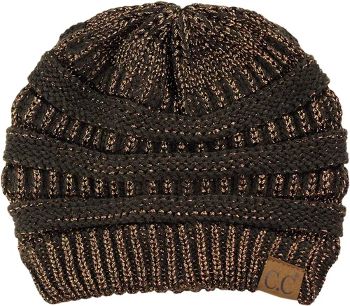 Miniatura 106 de C.C Trendy Warm Chunky Soft Stretch Cable Knit Beanie