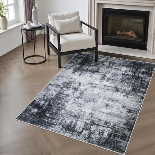Miniatura 10 de Alfombra lavable de 2 x 3 pulgadas, alfombra de entrada: lavable, moderna, abstracta, suave, fina, antideslizante, resistente a las manchas