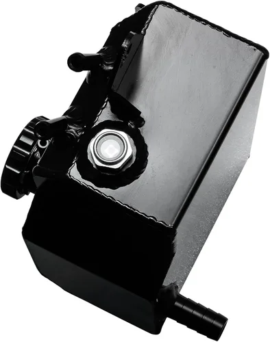 Miniatura 7 de Tanque de depósito de expansión de refrigerante de aluminio con tapa para 2006-2015 Mazda MX-5 Miata Expansion Mk3 NC 2.0L L4 Gas Negro