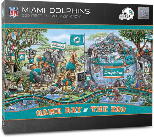 Miniatura 25 de YouTheFan - Rompecabezas NFL Game Day at The Zoo, 500 piezas