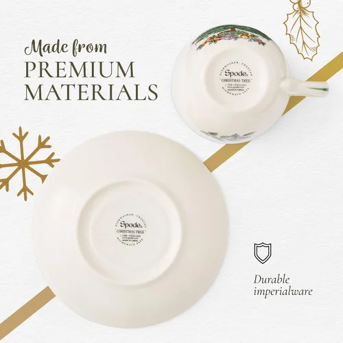 Miniatura 4 de Spode árbol de Navidadtaza y platillo by Spode