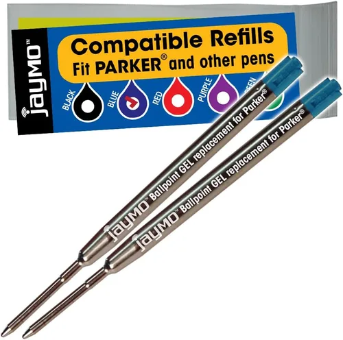 Miniatura 9 de Repuestos compatibles con pluma Parker, paquete de 6 unidades, Azul Gel Gel Parker Azul - 6
