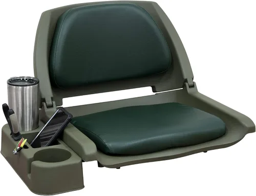 Miniatura 8 de Asiento para bote pesquero amoldado serie 8WD139 de Wise, con acolchado amortiguador de grado marino Verde