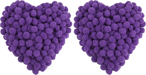 Miniatura 12 de Morfen 150 pompones para manualidades, color marrón claro, bolas de pompón mullido de 1 pulgada para manualidades, proyectos de manualidades