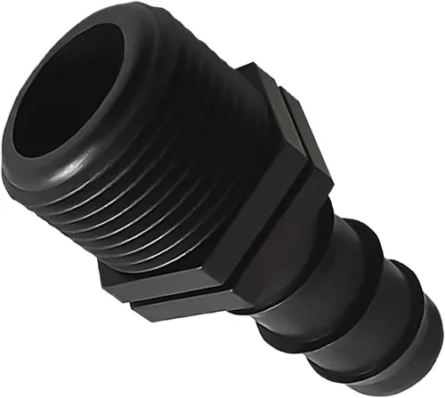 Miniatura 4 de Conector de manguera de PVC de púas de 5 piezas de 3/4 pulgadas - Juego de piezas de adaptador de conector de manguera de jardín MNPT de 3/4 pulgadas