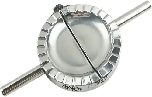 Miniatura 2 de Molde para ravioles de acero inoxidable Pierogi para hacer albóndigas, molde de prensa Goya Empanada de 5 pulgadas, prensador de moldes de ravioles