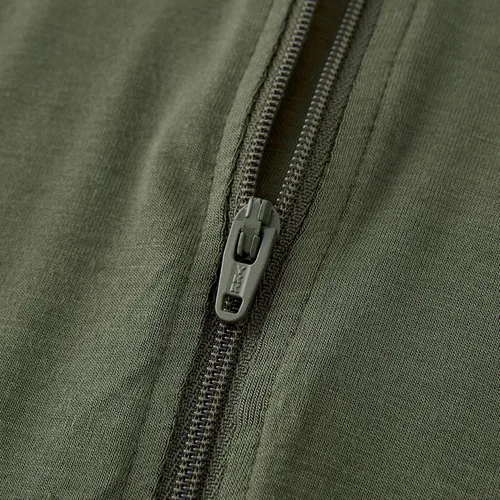 Miniatura 3 de Owlivia Pijama de bambú para bebé y niña, con cremallera frontal antideslizante