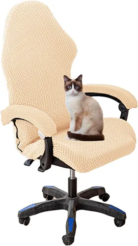 Miniatura 7 de Fundas para sillas de juego con fundas para apoyabrazos, funda para silla de escritorio, funda para silla de computadora, funda elástica para silla