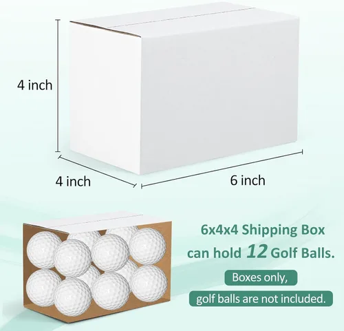 Miniatura 2 de Eupako Cajas de envío pequeñas, 6 x 4 x 4 x 4, paquete de 30 unidades, cajas de cartón corrugado, cajas de cartón para embalaje de pequeñas Blanco