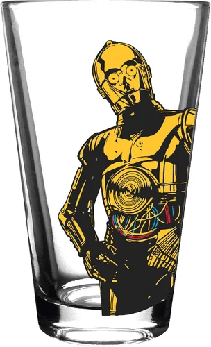 Miniatura 7 de Star Wars Juego de vasos de pinta clásica, capacidad de 16 onzas, juego de 4 vasos, forma clásica