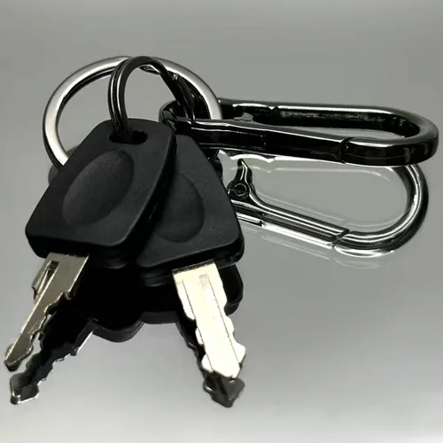 Miniatura 3 de Llaves de repuesto para equipaje con llavero (2 llaves + 1 juego de llaveros) – Apto para candados de contraseña de bolsa 007 002