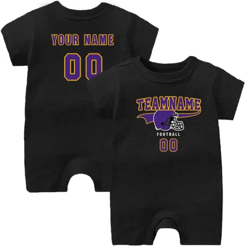 Miniatura 23 de Traje de fútbol personalizado para bebé, hace que tu bebé nombre y número de ropa de fútbol regalos