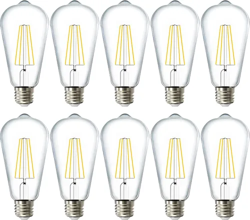 Miniatura 8 de ST64 - Ampolleta LED de filamento, 8,5 W, multicolor y multitamaño 2/10