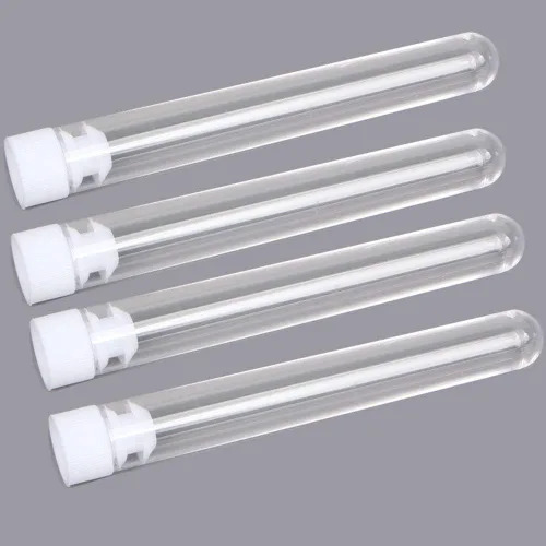Miniatura 5 de PZRT 4 unids Agujas de Coser Contenedor de Aguja de Plástico Transparente Contenedor de Almacenamiento Herramienta de Costura 0.472x7.874 in
