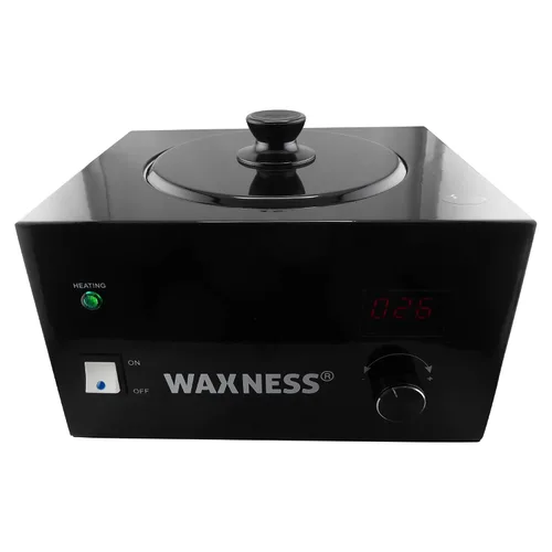 Miniatura 5 de Waxness WN-6003 Elite Series - Calentador de cera profesional grande, color negro brillante, capacidad de 5.5 libras, control electrónico
