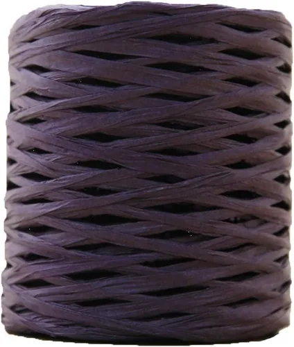 Miniatura 12 de Hilado de ganchillo negro para sombrero de sol de verano, bolsa de playa, hilo de paja de ganchillo hilo de rafia hecho a mano, 656.2 ft/218 yardas