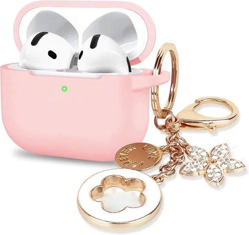 Miniatura 8 de Funda para Apple Airpods 4 – VOTILE Airpods 4 Fundas 2024 Funda de silicona para mujer iPod 4 auriculares inalámbricos Accesorios Fundas de carga Té