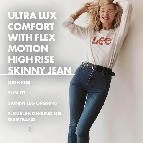 Miniatura 5 de Lee Women's Ultra Lux Comfort with Flex Motion High Rise Skinny Jean