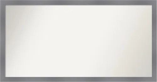 Miniatura 433 de Amanti Art Espejo personalizado, espejo de baño gris plomo a rayas, espejo de pared o espejo de tocador de baño sobre el fregadero